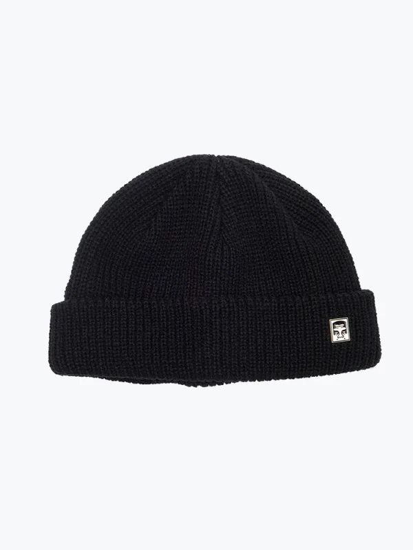 Obey – Obey - Micro Beanie Black - Mutsen - Unisex – Zwart – Mutsen