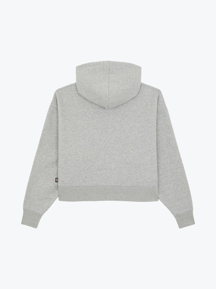 Dickies – Dickies - W' Oakport Zip Hoodie Heather Grey - Truien - Dames – Grijs – Truien
