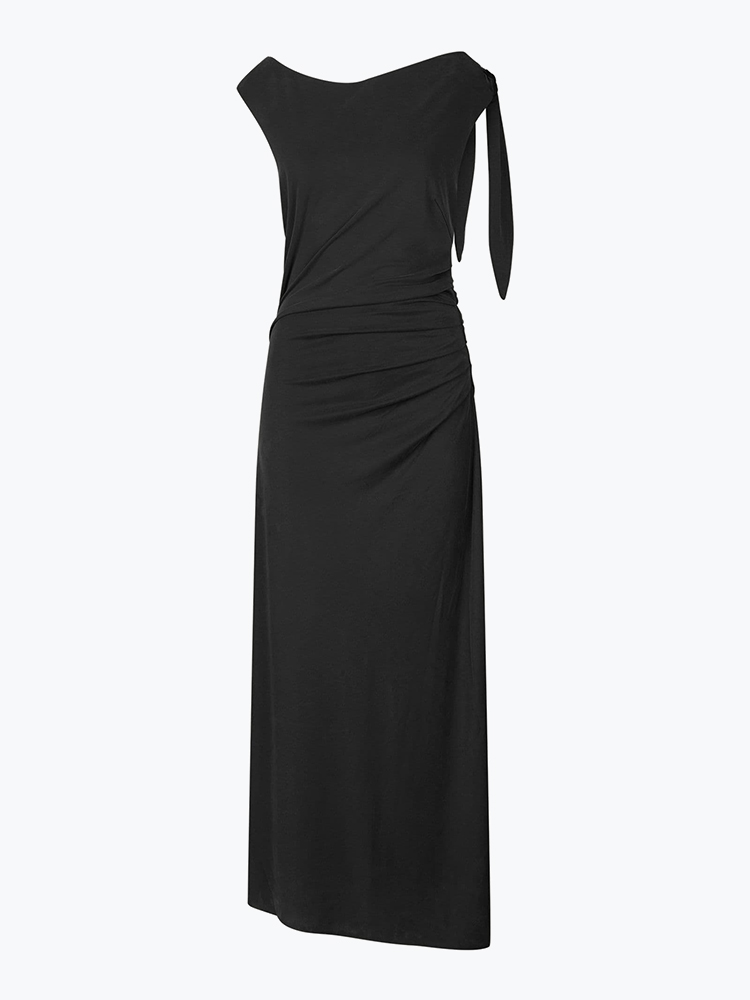 Samsoe Samsoe – Samsoe Samsoe - Sasus Dress 15641 Black - Jurken - Dames – Zwart – Jurken