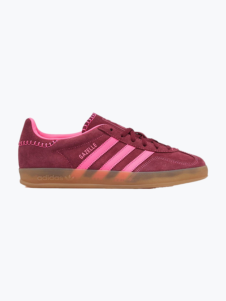 Adidas – Adidas - Gazelle Indoor W Lucpnk/Nobmar/Lucpnk Pink - Schoenen - Unisex – Roze – Schoenen