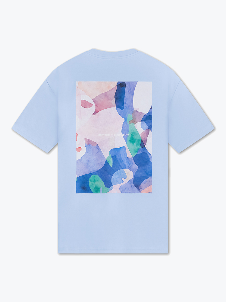 Law Of The Sea – Law Of The Sea - Crystal Windsurfer - T-Shirts - Heren – Blauw – T-shirts