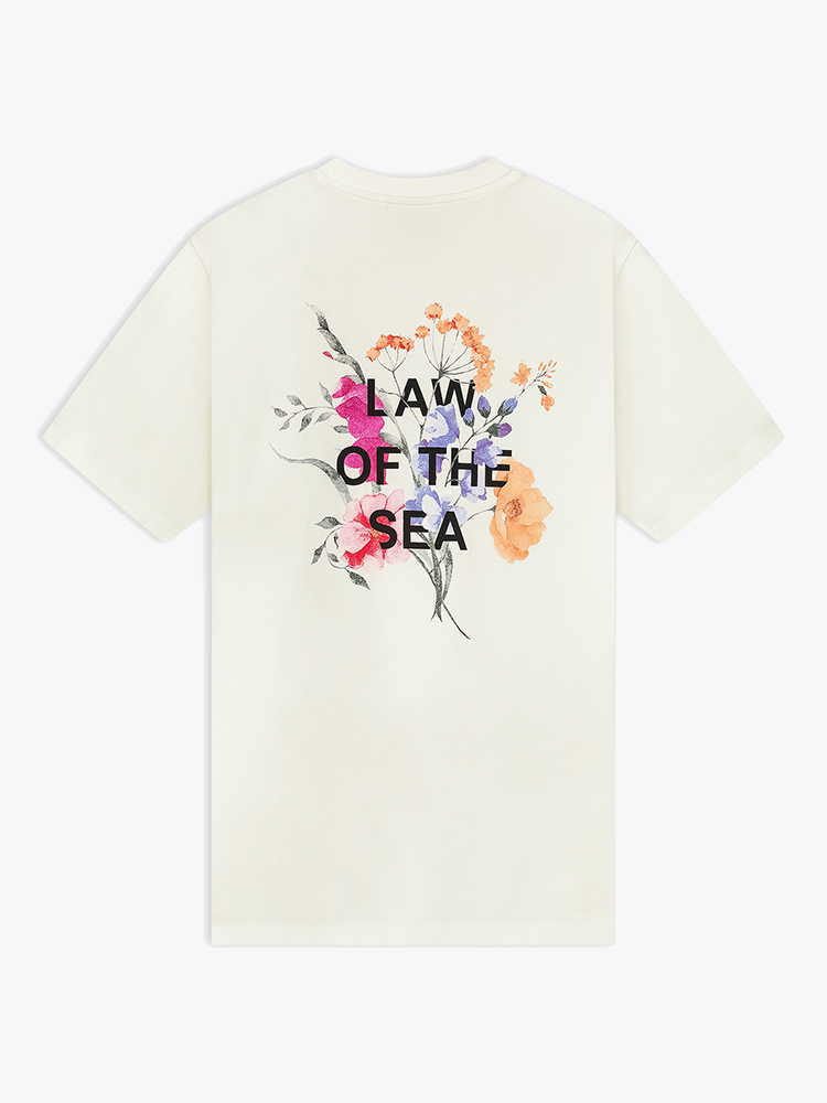 Law Of The Sea – Law Of The Sea - Botanicals Coconut Milk - T-Shirts - Heren – Bruin – T-shirts