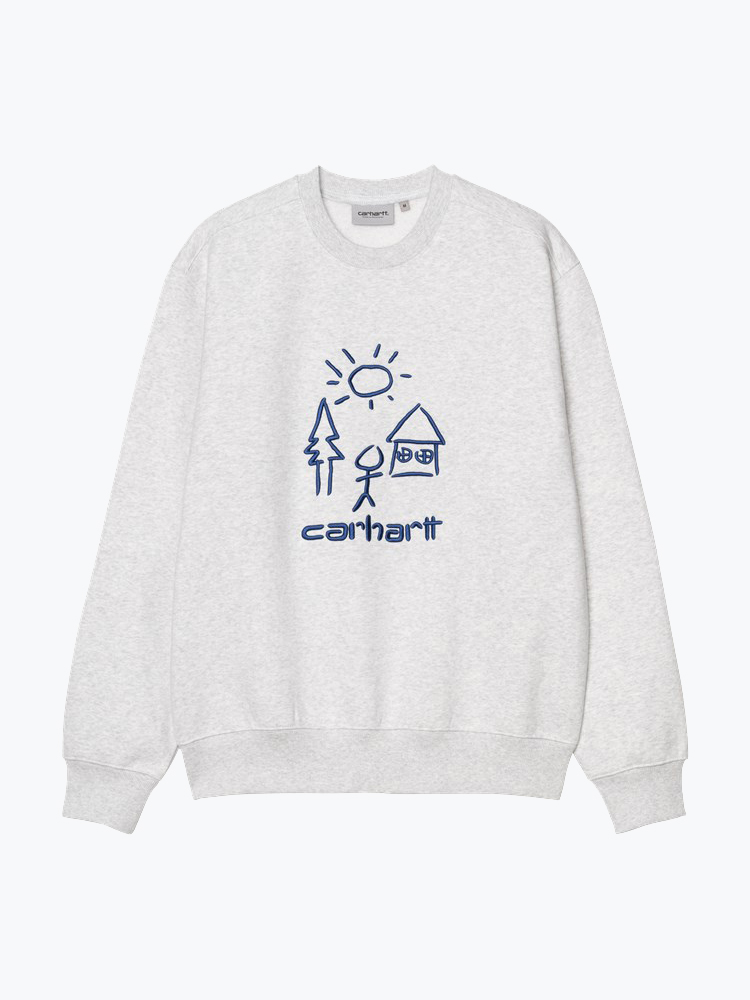 Carhartt WIP – Carhartt WIP - Masterpiece Sweat Grijs - Truien - Heren – Grijs – Truien