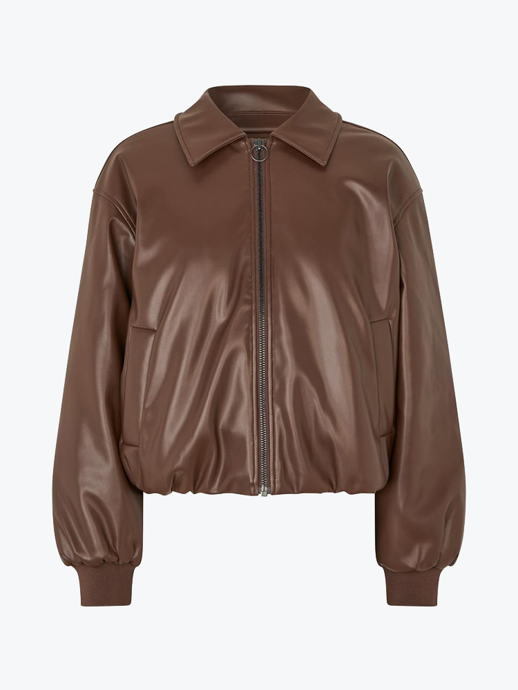 Modström – Modstrom - Olenamd jacket Decadent Chocolate - Jassen - Dames – Bruin – Jassen