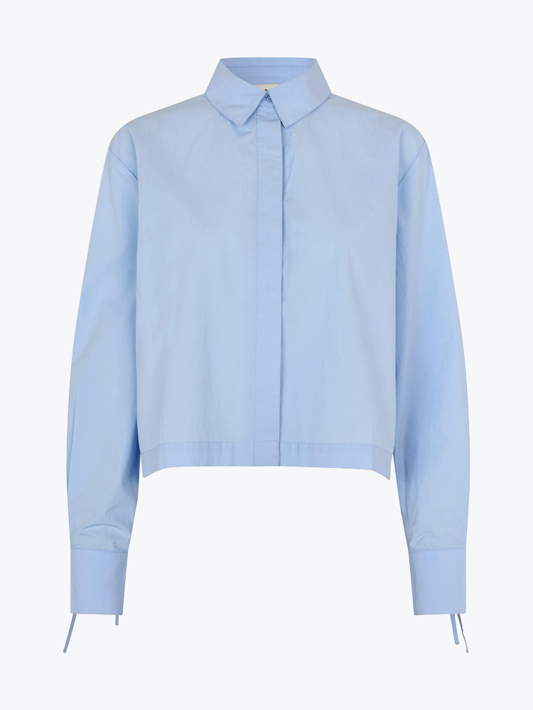 Modström – Modstrom - Poemymd shirt Blue Bell - Blouses - Dames – Blauw – Blouses
