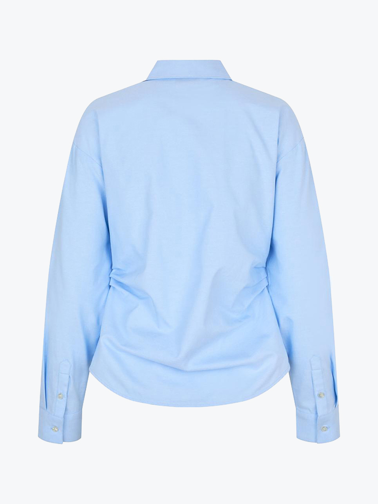 Modström – Modstrom - Siobanmd shirt Cashmere Blue - Blouses - Dames – Blauw – Blouses