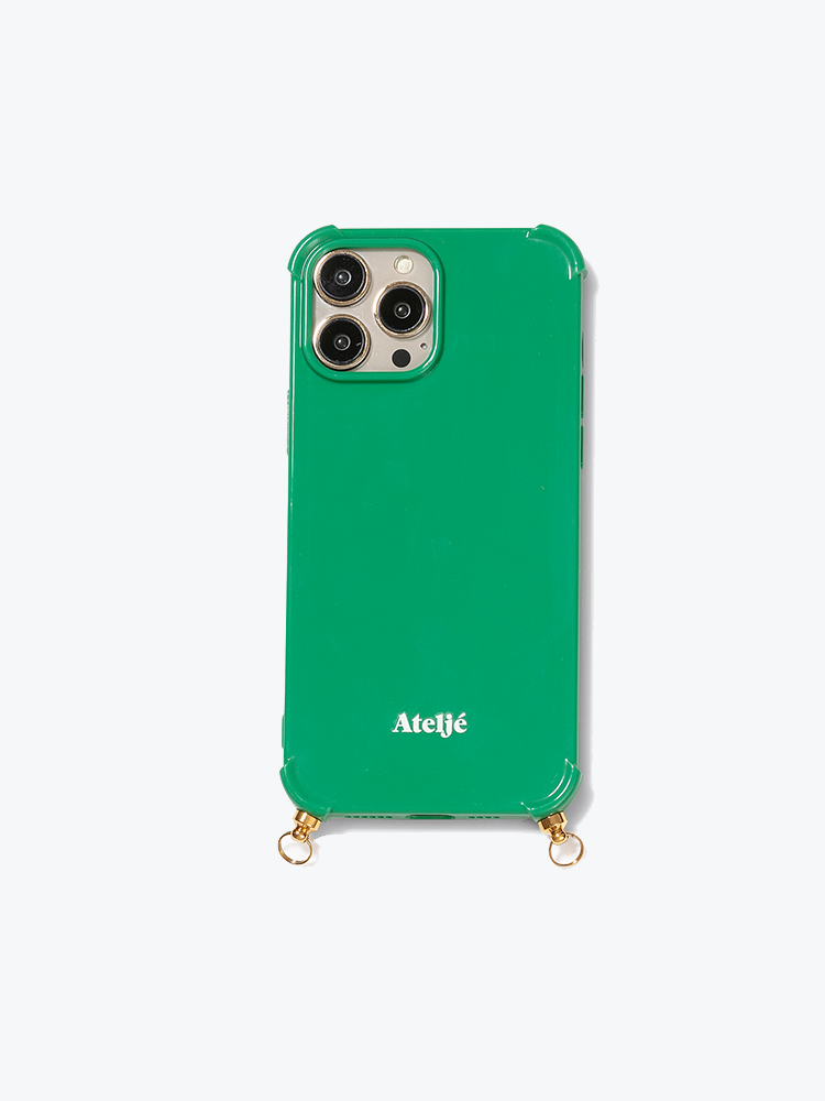 Atelje – Atelje - iPhone 16 Case Palm Breeze - Phone Accessoires - Dames – Green – Phone