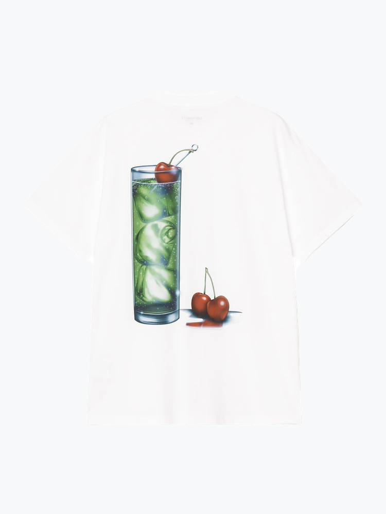 Carhartt WIP – Carhartt WIP - S/S Jake Garcia T-Shirt Wit - T-Shirts - Heren – Wit – T-shirts
