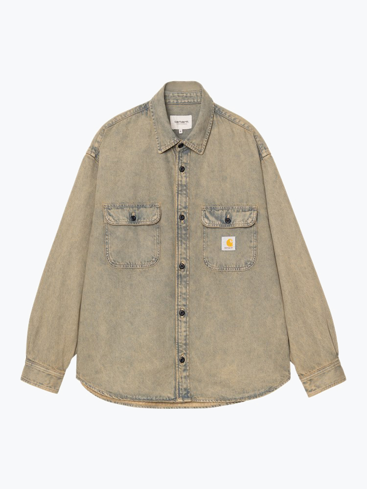Carhartt WIP – Carhartt WIP - Tigan Shirt jac Blauw - Overhemden - Heren – Blauw – Overhemden