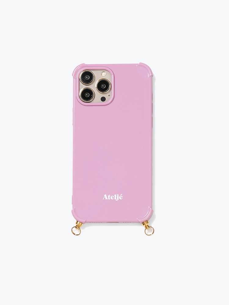 Atelje – Atelje - iPhone 16 Case Vintage Pink - Phone Accessoires - Dames – Roze – Phone