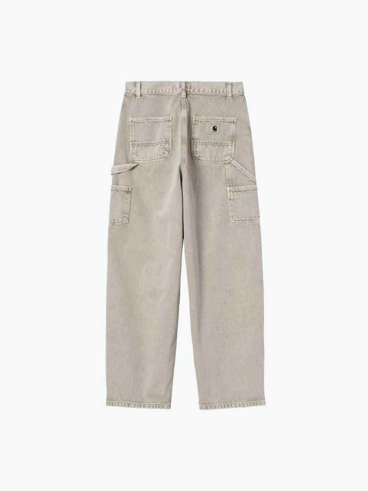 Carhartt WIP – Carhartt WIP - W' Brandon Double Knee Pant Beige - Jeans - Dames – Beige – Jeans