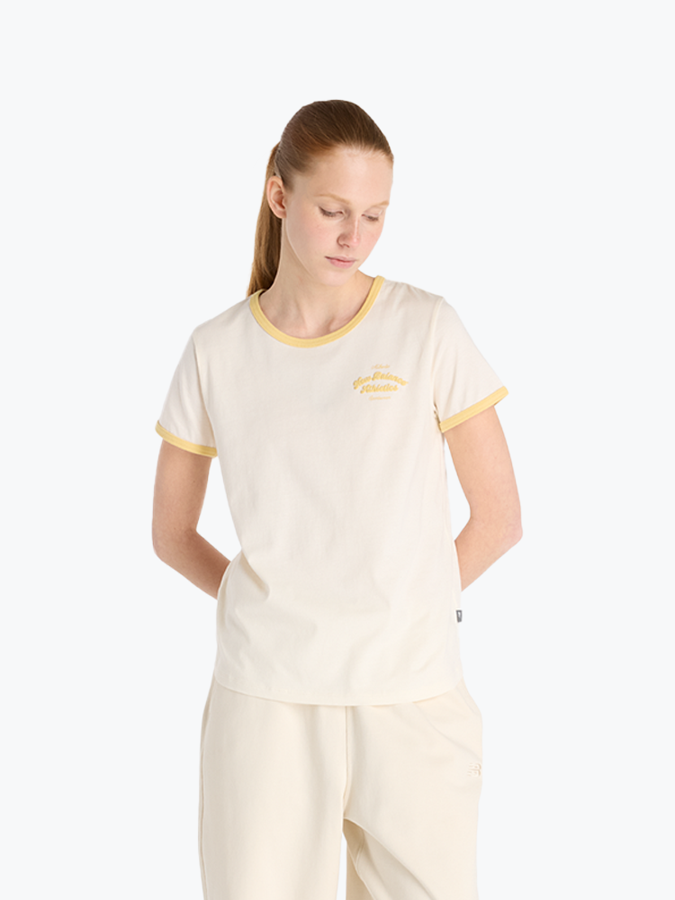 New Balance – New Balance - WT53524PEF Permafro - T-Shirts - Dames – Blauw – T-shirts