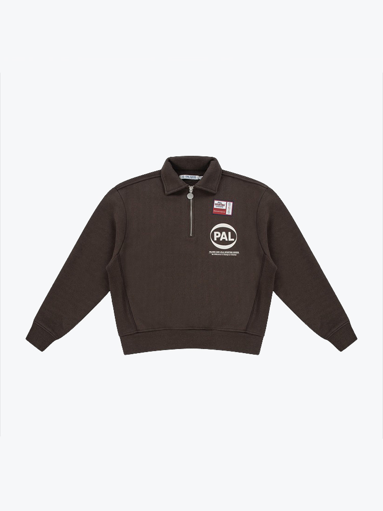 Pal Sporting Goods – Pal Sporting Goods - Company Half Zip AW25 Deep Mahogany - Truien - Heren – Bruin – Truien