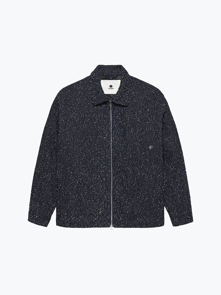 New Amsterdam Surf Association – New Amsterdam Surf Association - Spray Overshirt Denim Blue - Overhemden - Heren – Blauw – Overhemden