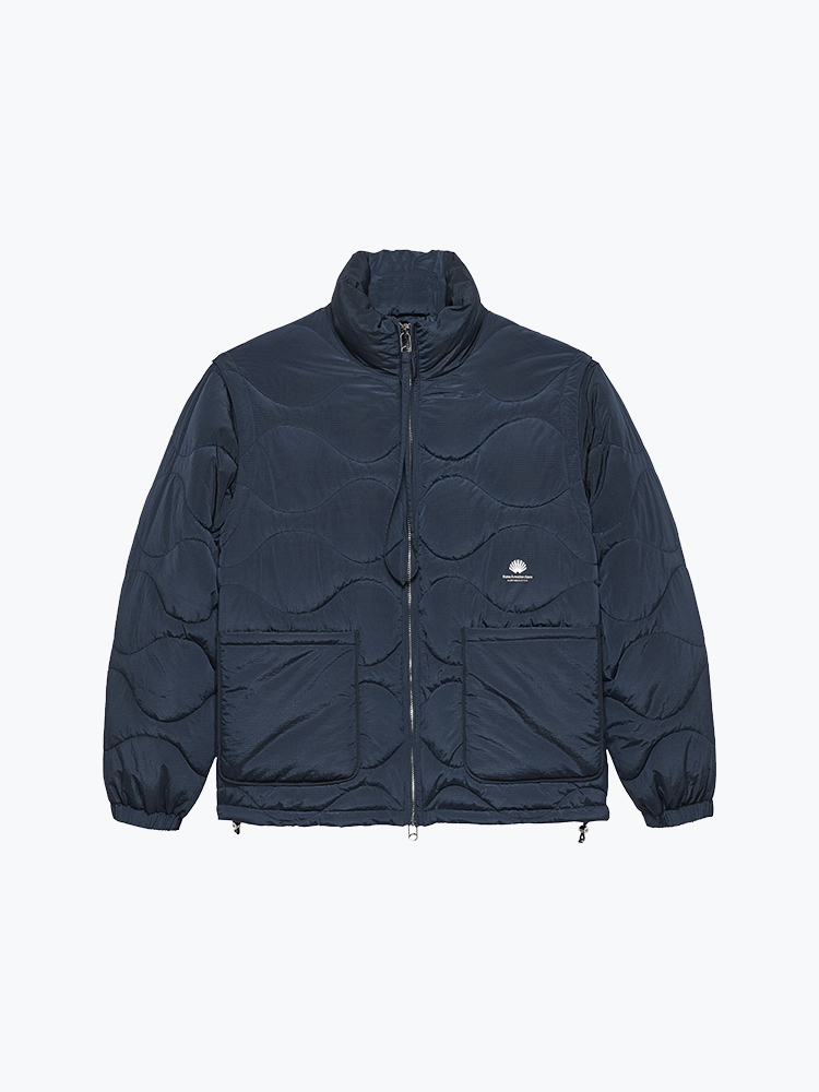 New Amsterdam Surf Association – New Amsterdam Surf Association - Detachable Jacket Marine Blue - Winterjassen - Heren – Blauw – Winterjassen