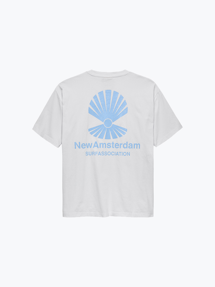 New Amsterdam Surf Association – New Amsterdam Surf Association - Oyster Tee White - T-Shirts - Heren – Wit – T-Shirts