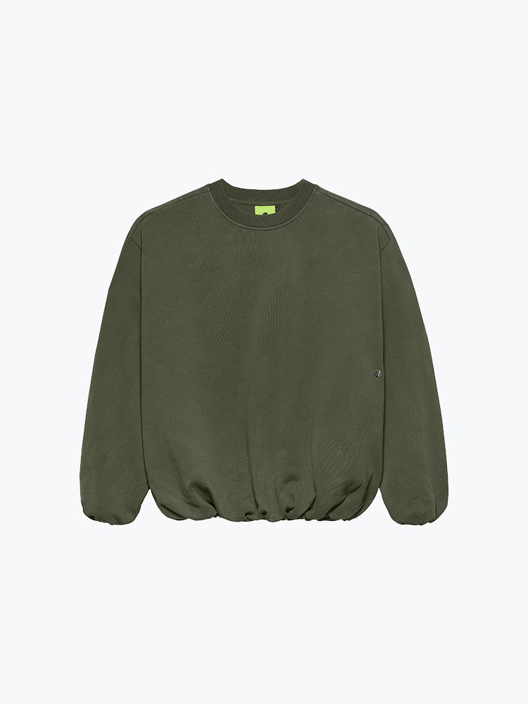 New Amsterdam Surf Association – New Amsterdam Surf Association - Inflatable Crewneck Olive - Truien - Heren – Groen – Truien