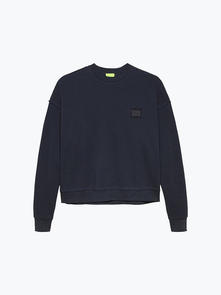 New Amsterdam Surf Association – New Amsterdam Surf Association - Lace Crewneck Night/Black - Truien - Heren – Blauw – Truien