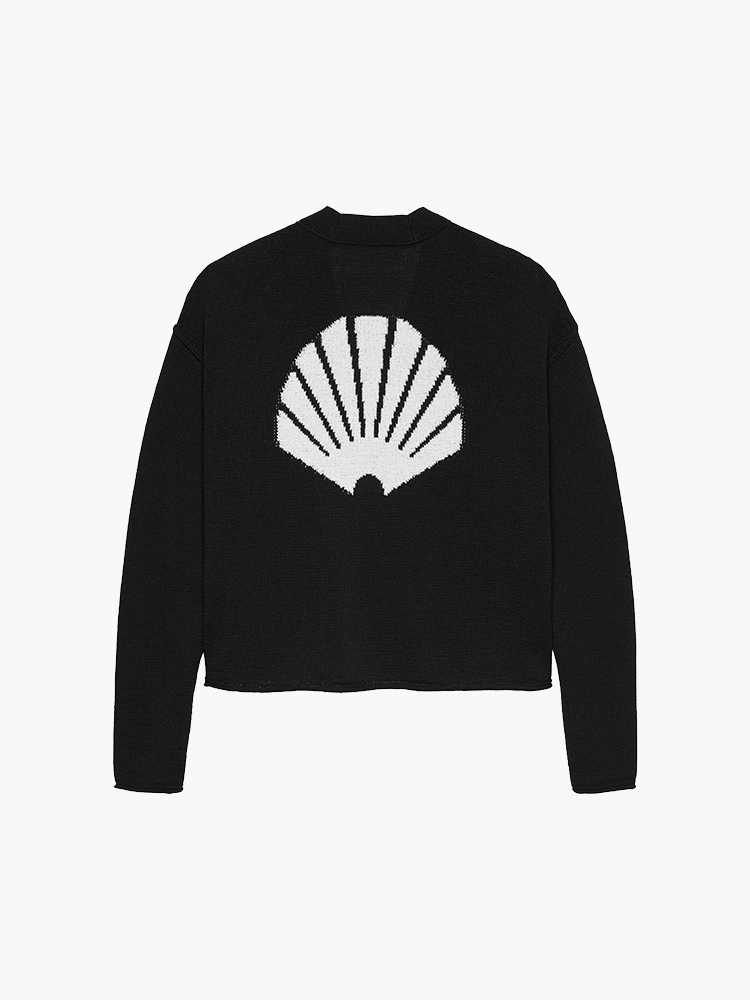 New Amsterdam Surf Association – New Amsterdam Surf Association - Logo Cardigan Black/White - Vesten - Heren – Multi – Vesten