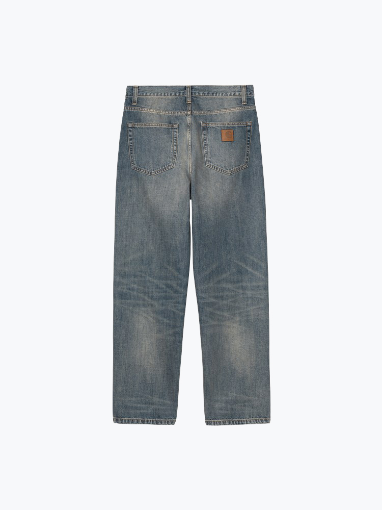 Carhartt WIP – Carhartt WIP - Aaron Pant Blauw - Broeken - Heren – Blauw – Broeken