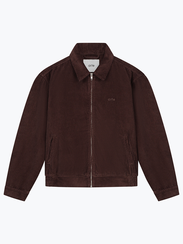 Arte Antwerp – Arte Antwerp - Corduroy Jacket Brown - Jassen - Heren – Bruin – Jassen