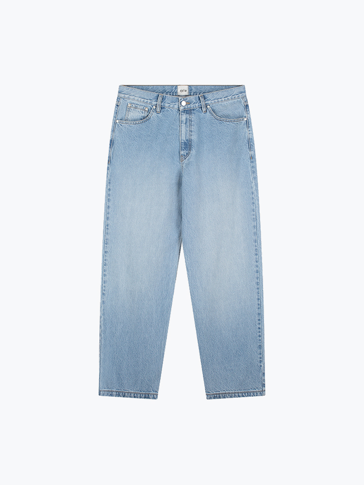 Arte Antwerp – Arte Antwerp - Basic Jeans Pants Bleach - Broeken - Heren – Wit – Broeken