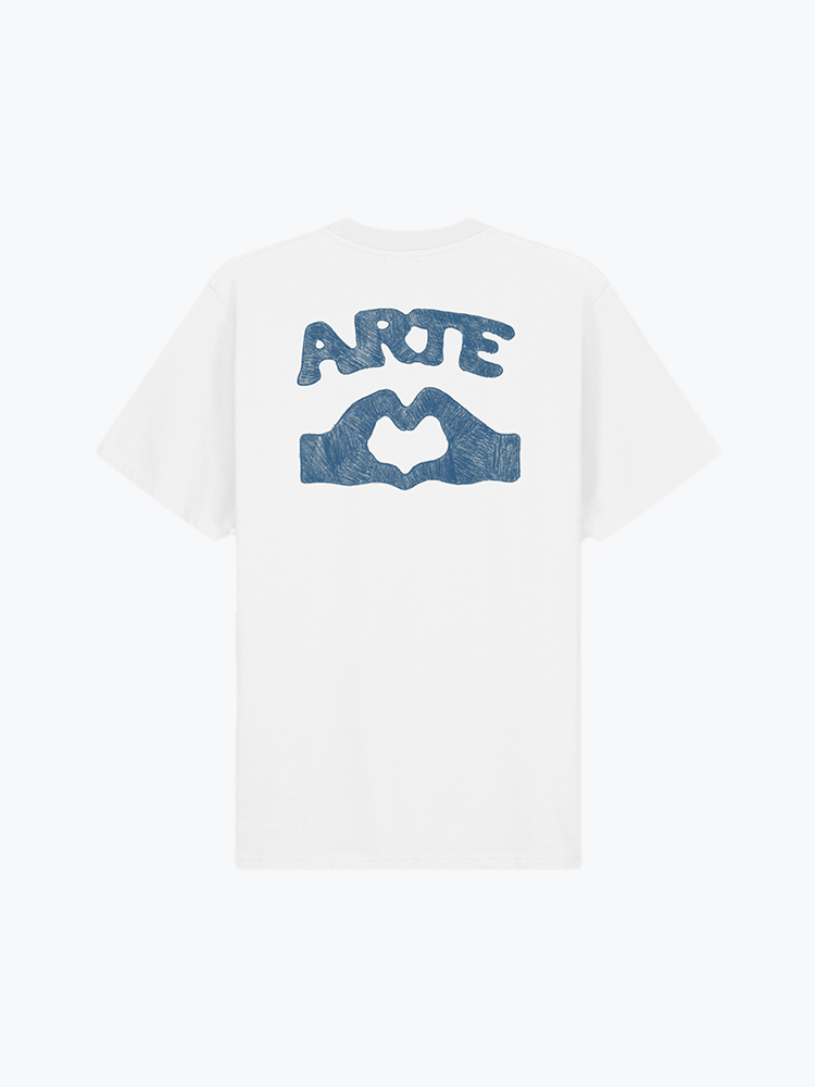 Arte Antwerp – Arte Antwerp - Diels Stitch T-Shirt White - T-Shirts - Heren – Wit – T-Shirts