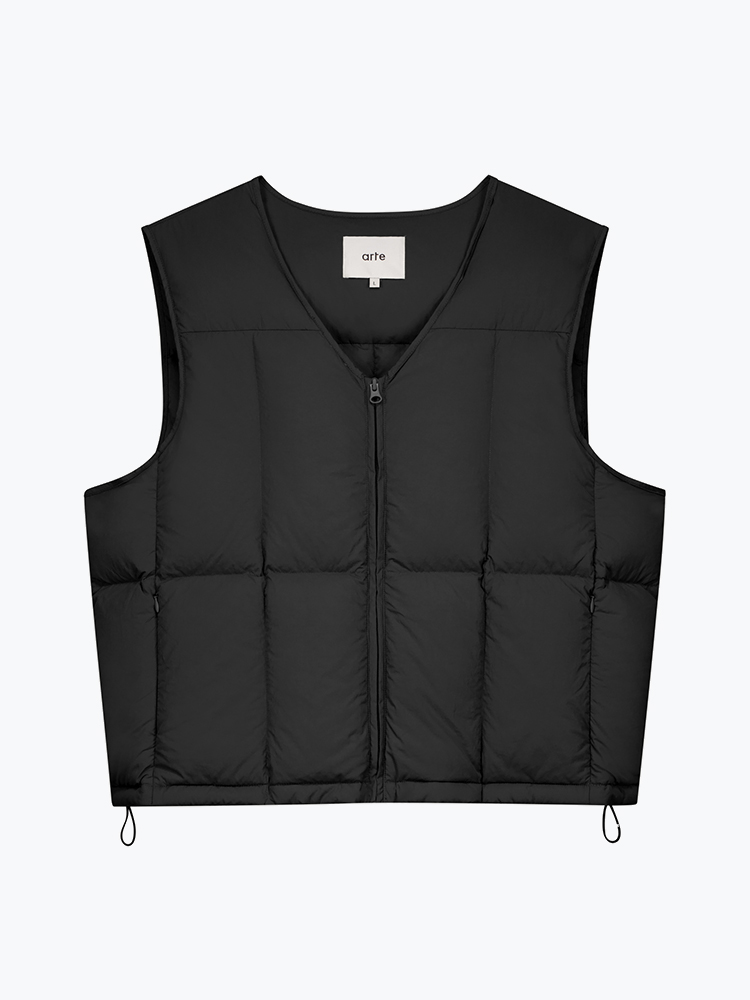 Arte Antwerp – Arte Antwerp - Puffer Vest Black - Vesten - Heren – Zwart – Vesten