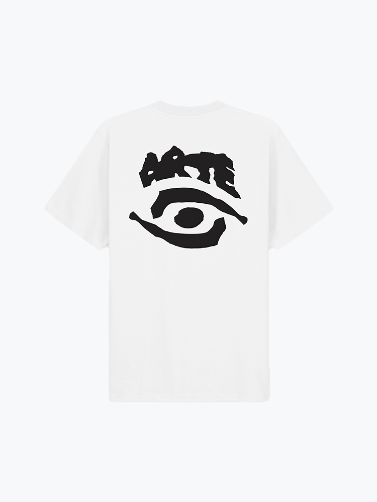 Arte Antwerp – Arte Antwerp - Eye Print T-Shirt White - T-Shirts - Heren – Wit – T-Shirts