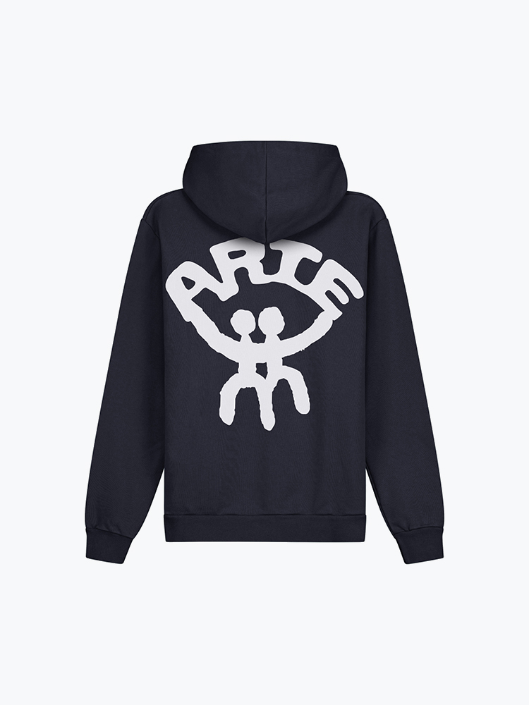 Arte Antwerp – Arte Antwerp - Arte Together Hoodie Navy - Truien - Heren – Blauw – Truien
