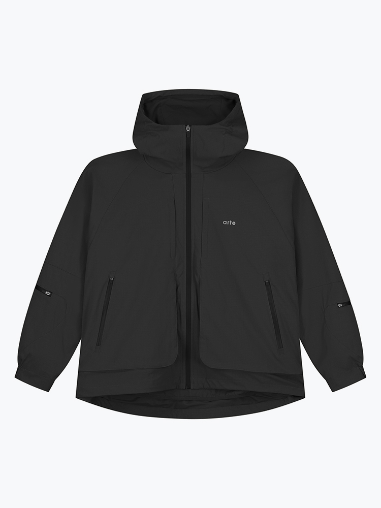 Arte Antwerp – Arte Antwerp - Technical Polar Jacket Black - Winterjassen - Heren – Zwart – Winterjassen
