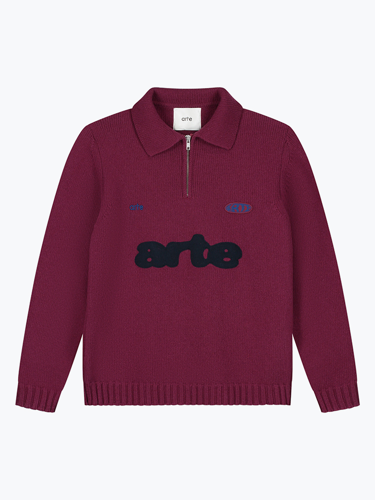 Arte Antwerp – Arte Antwerp - Polo Bordeaux - Truien - Heren – Rood – Truien