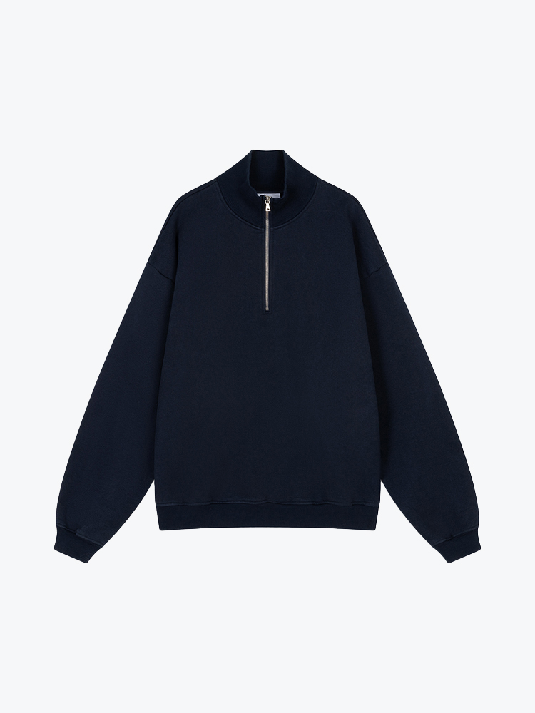 The Savage Report – The Savage Report - Half Zip Navy - Truien - Heren – Blauw – Truien