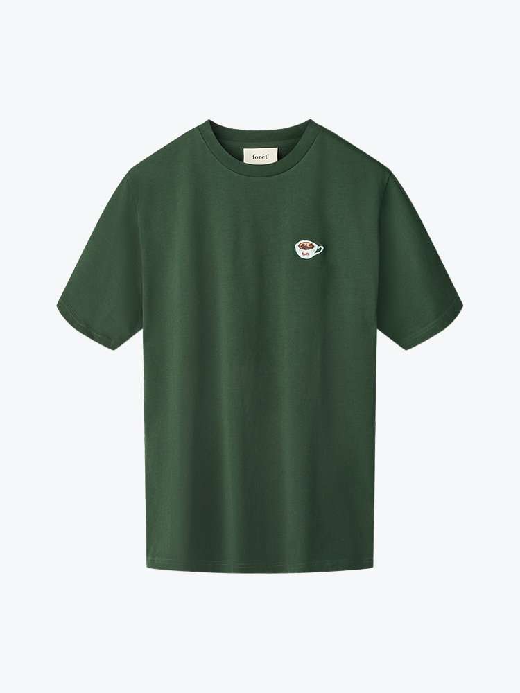 Foret – Foret - Element T-Shirt Dark Green Mug - T-Shirts - Heren – Groen – T-Shirts