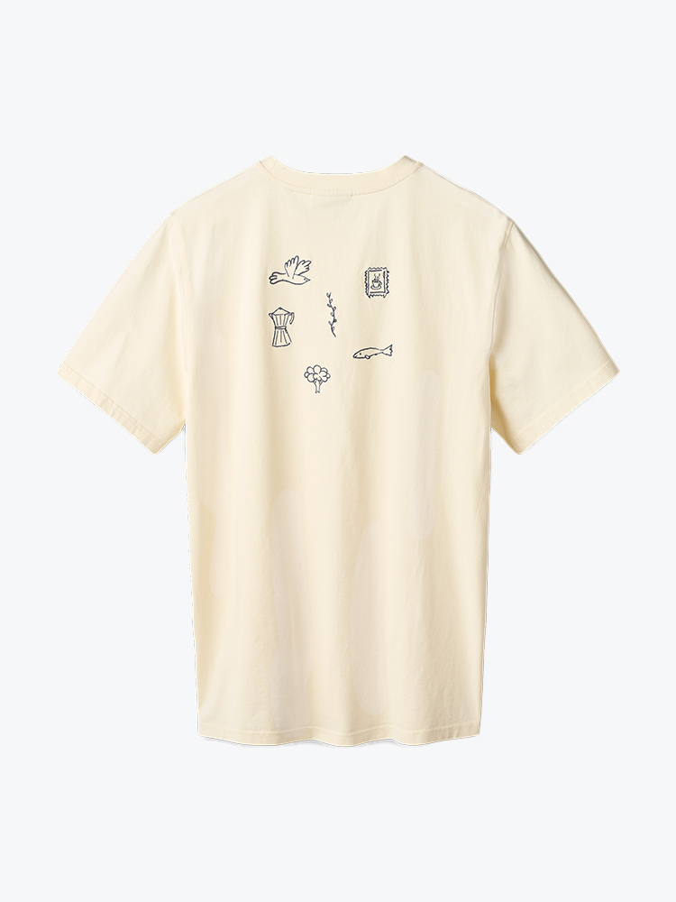 Foret – Foret - Fin T-Shirt Cloud - T-Shirts - Heren – Blauw – T-Shirts