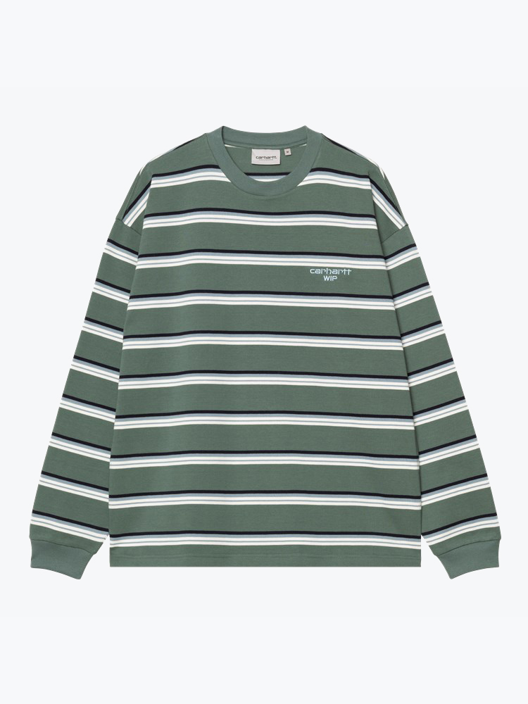 Carhartt WIP – Carhartt WIP - L/S Holm T-Shirt Grijs - T-shirts - Heren – Grijs – T-Shirts