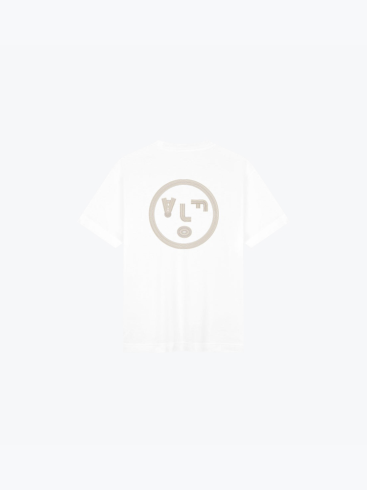 OLAF – Olaf - Lined Face Tee Optical White - T-Shirts - Heren – Wit – T-Shirts