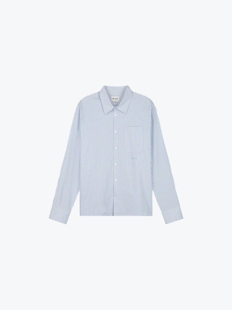 OLAF – Olaf - Oversized Oxford Shirt Light Blue - Overhemden - Heren – Blauw – Overhemden