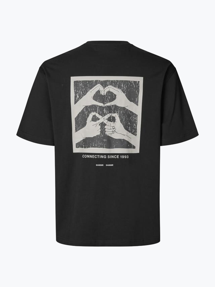 Samsoe Samsoe – Samsoe Samsoe - Saflorian T-Shirt 11725 To Connect - Truien - Heren – Multi – Truien