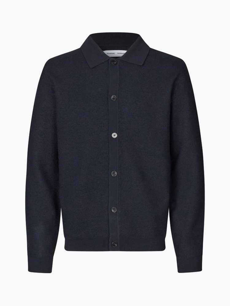 Samsoe Samsoe – Samsoe Samsoe - Sarichard Cardigan 15561 Salute - Vesten - Heren – Blauw – Vesten