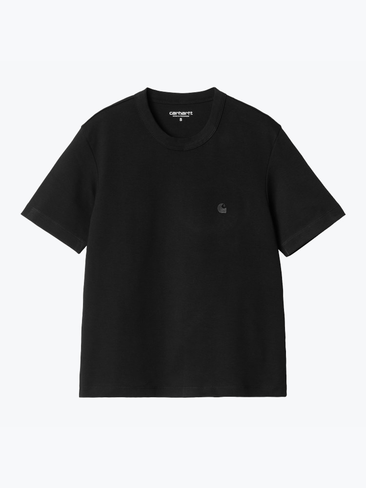 Carhartt WIP – Carhartt WIP - W' S/S Luca T-Shirt Zwart - T-Shirts - Dames – Zwart – T-Shirts