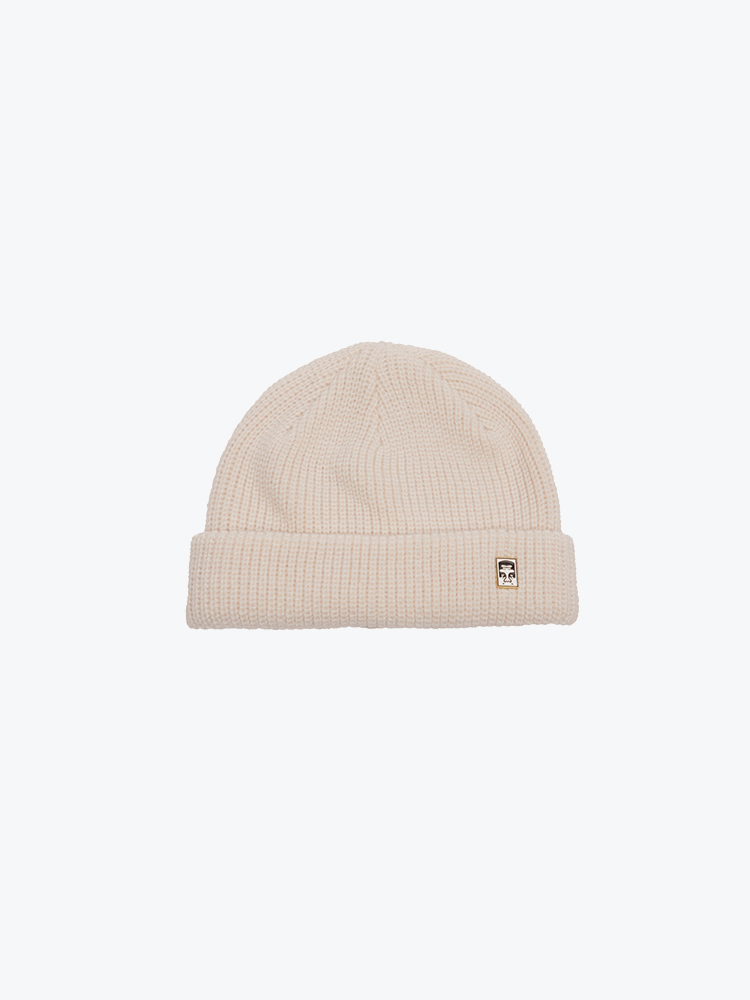 Obey – Obey - Micro Beanie Blanc de blanc - Mutsen - Unisex – Wit – Mutsen
