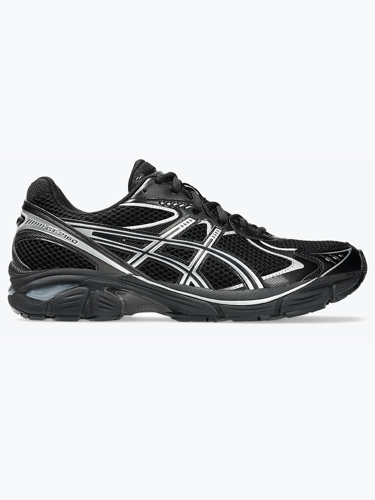 Asics – Asics - GT-2160 Black/Pure Silver Black/Pure Silver - Schoenen - Unisex – Zwart – Schoenen
