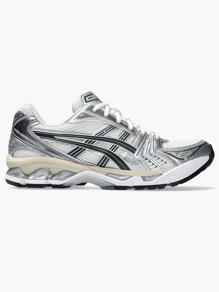 Asics – Asics - GEL-KAYANO 14 White/Graphite Grey White/Graphite Grey - Schoenen - Unisex – Wit – Schoenen