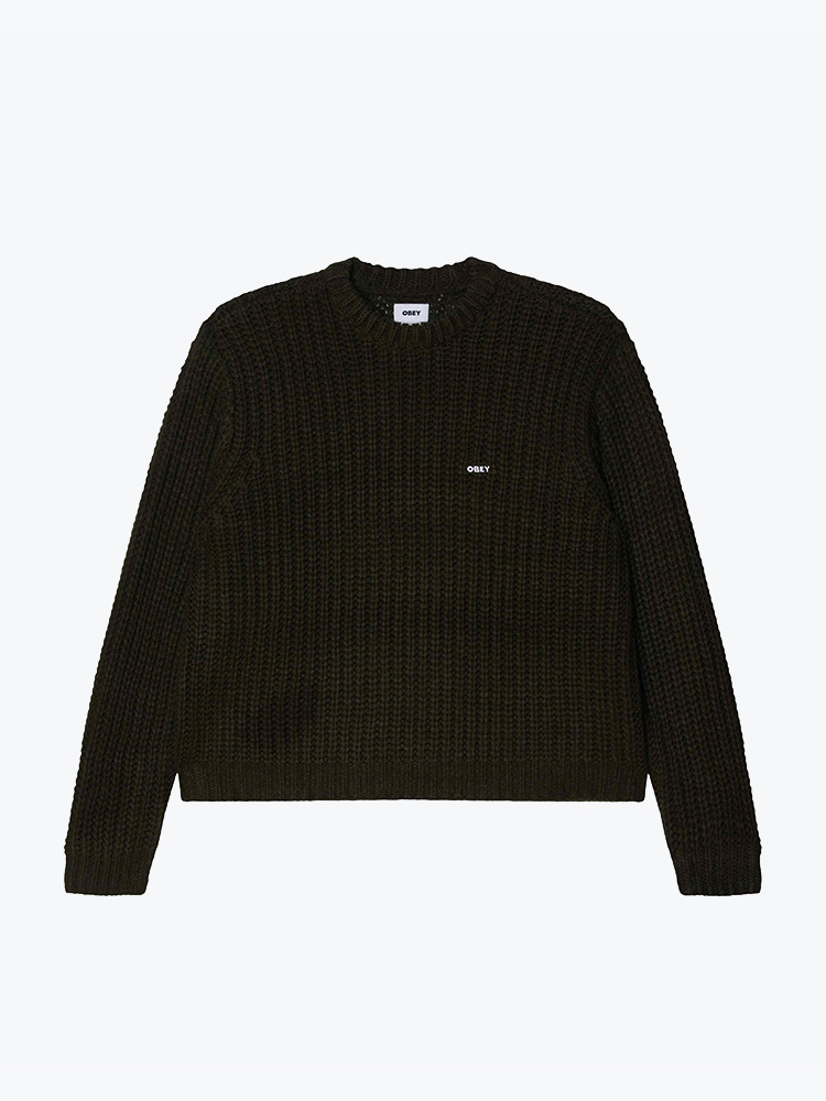 Obey – Obey - Obey bold chunky sweater Rosin - Truien - Heren – Roze – Truien