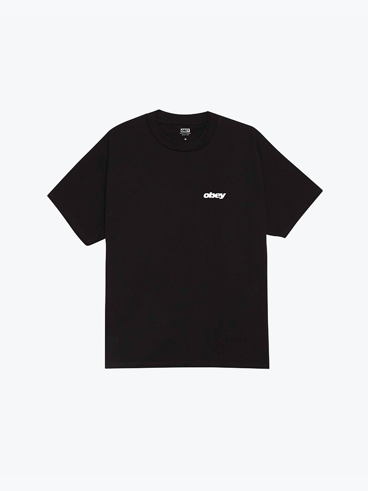 Obey – Obey - Obey star Black - T-Shirts - Heren – Zwart – T-Shirts