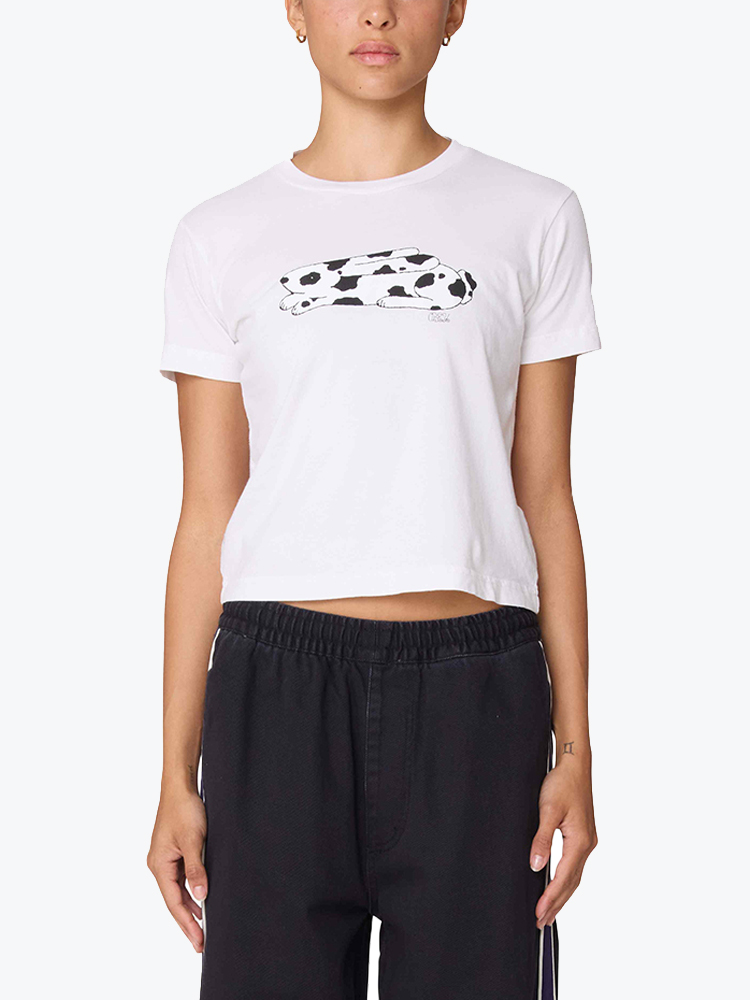 Obey – Obey - English spot bunny White - T-Shirts - Dames – Wit – T-Shirts