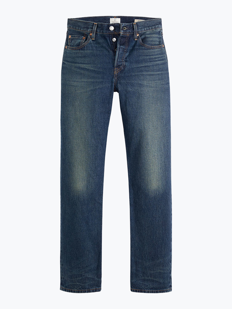 Levi's – Levi's - 501® '90S Educate In Arts Selvedge Dark Indigo - Jeans - Dames – Blauw – Jeans