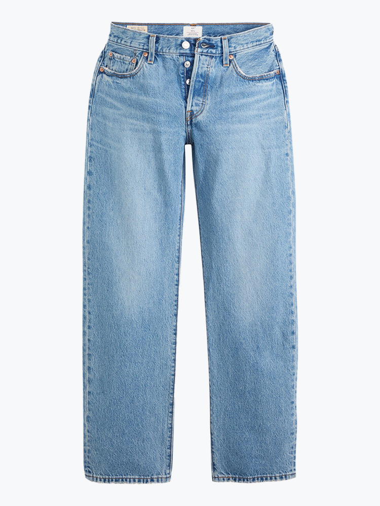 Levi's – Levi's - 501® '90S In Love With You Med Indigo - Jeans - Dames – Blauw – Jeans
