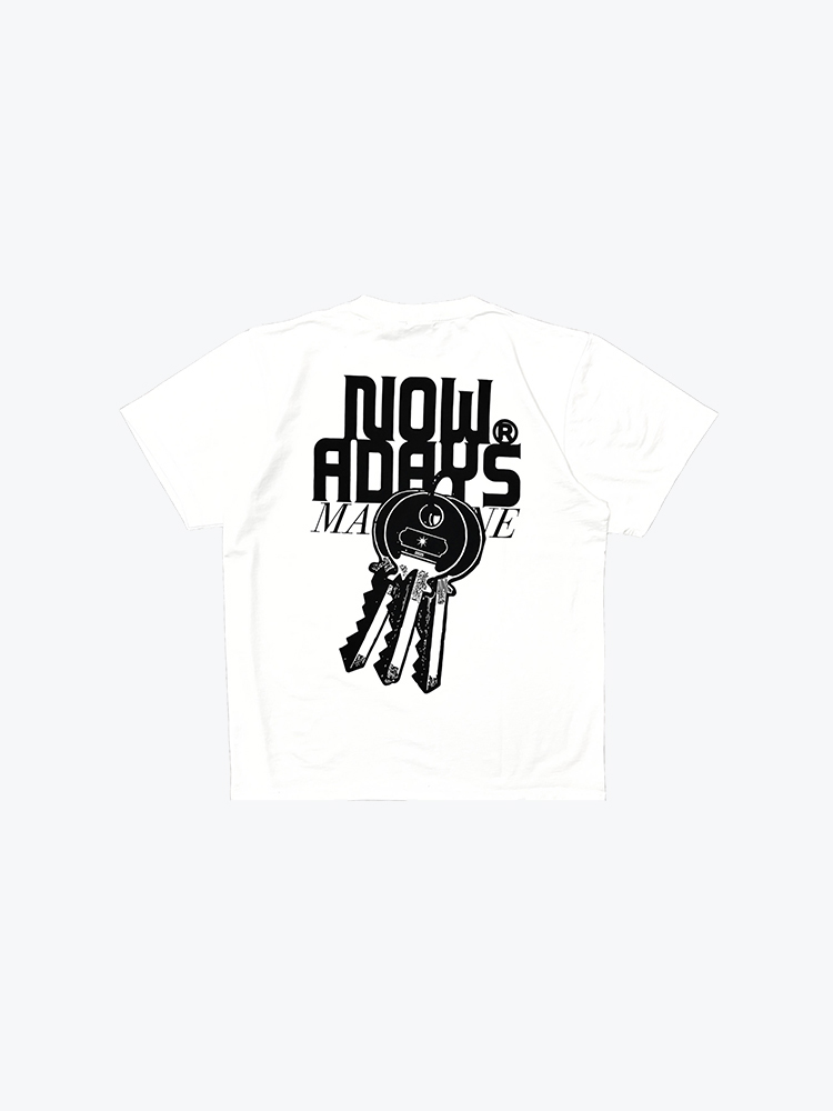 Nowadays Magazine – Nowadays Magazine - Keys Tee White - T-Shirts - Heren – Wit – T-Shirts